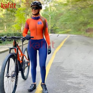 Imagem de Kafitt-roupas femininas de ciclismo, roupas de outono e inverno, 20dge