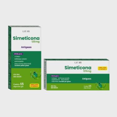 Imagem de Simeticona 125MG 15 cápsulas gelatinosas lifar