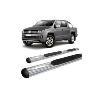 Imagem de Estribo Amarok Oval Oblongo Cromado C/d Cabine Dupla - HOZZ