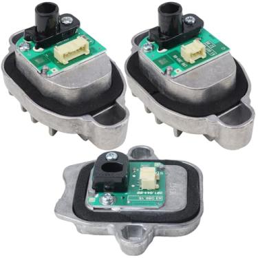 Imagem de Bomunik 3 peças de luz de circulação diurna DRL módulo de diodo de LED Angel Eyes unidade de controle adequado para BMW 2015-2019 3 Series 320i 325i 328i 330i M3 OE: 63117419610 (3-PIN + 6-PIN)