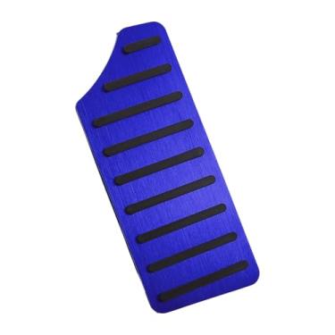 Imagem de Hihaha 1 peça capa de pedais de apoio de pés automático/manual para apoio para os pés almofadas de pedal descanso de pé capa de almofada de pedal morto para Honda Civic 2016-2024 liga de alumínio azul