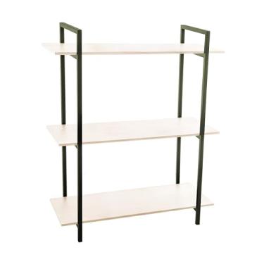 Imagem de METALTRU - Estante 3 Niveis Metalon, Verde com Legno.