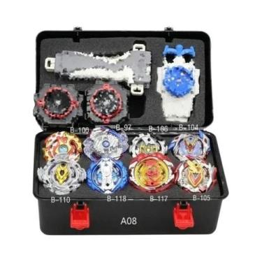 Imagem de Metal Fusion Burst Surge GT Toy Gyro Launcher Spinning Top Bey Blades 