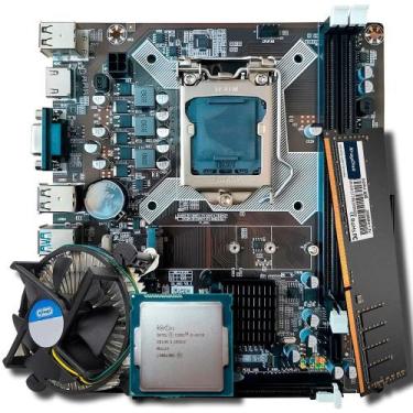 Imagem de Kit Upgrade Placa Mãe 1150 H81, I5-4570, Cooler,Ram 8Gb Ddr4 - Sobralt