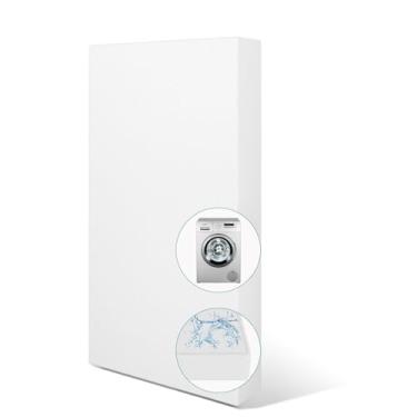 Imagem de Colchão premium de 12,7 x 132,1 x 69,8 cm, resistente à água e removível, lavável na máquina, espuma média firme certificada CertiPUR-US, serve para berço de bebê e cama infantil de tamanho completo