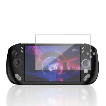 Imagem de YAJOJO Protetor de tela para console de jogos portátil Lenovo Legion Go S, vidro temperado de dureza 9H para Lenovo Legion Go S, antiarranhões, sem bolhas, clareza HD
