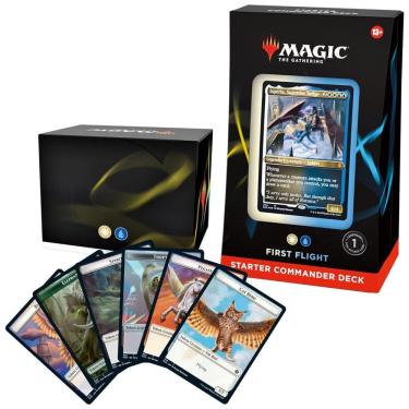 Imagem de Magic The Gathering Starter Commander Deck – Primeiro Voo Branco e Azul, Para Maiores de 13 Anos
