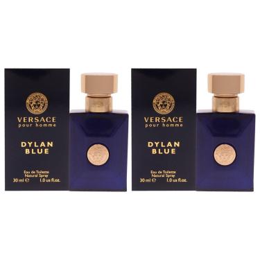Imagem de Perfume Versace Dylan Blue Eau de Toilette 30ml para homens x2