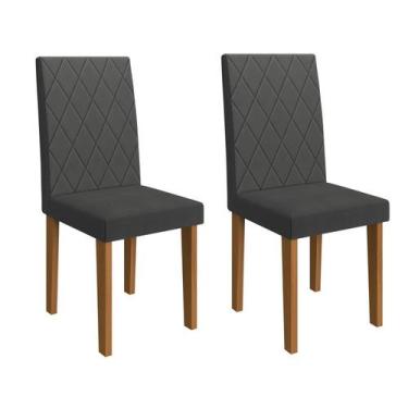 Imagem de Kit 02 Cadeiras para Sala de Jantar Atenas - Indekes
