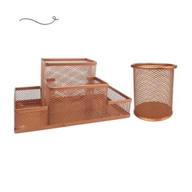 Imagem de Kit Escritório Organizador Mesa Escritório E Porta Caneta - Markys Sto