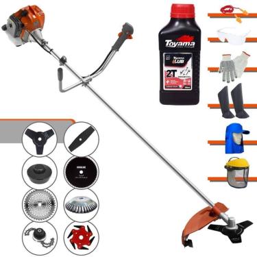 Imagem de Roçadeira Rl520acg2 + 6 Facas + Escova + Epi + óleo Toyama