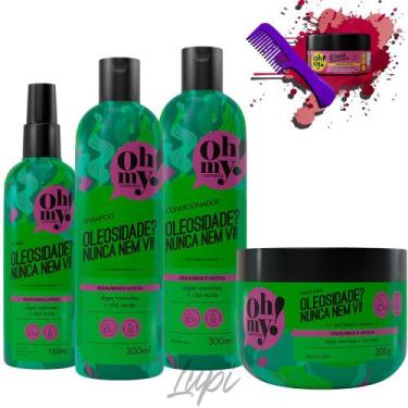 Imagem de Kit Oh My Eu Rainha Oleosidade Nadinha 300 4 Itens - Oh My!