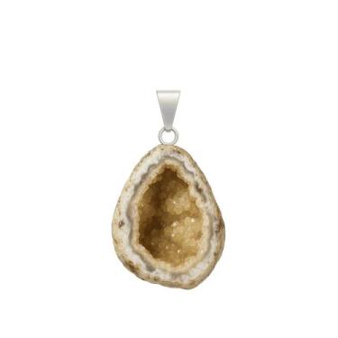 Imagem de Pingente Natura Geodo de Ágata - Cristal Natural, Prata 925