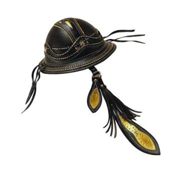 Imagem de Chapéu de Couro DOMINGUINHOS CORES VARIADAS - GBA, Preto, ENCAIXE 60/6