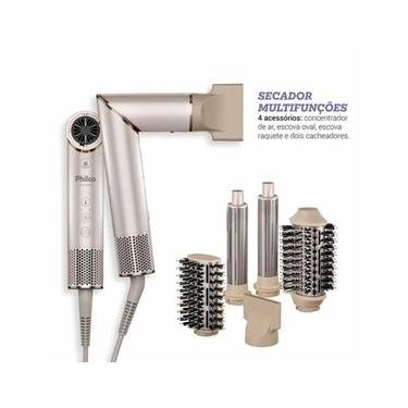 Imagem de Secador de Cabelos 4 em 1 Dobrável Psc3500 Íon Tourmaline Philco