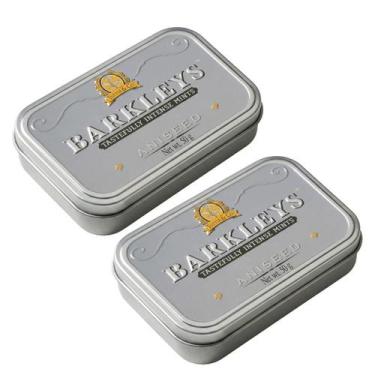 Imagem de Bala Importada Barkleys Anis Pastilha Holandesa Lata Metal 50g  Kit co