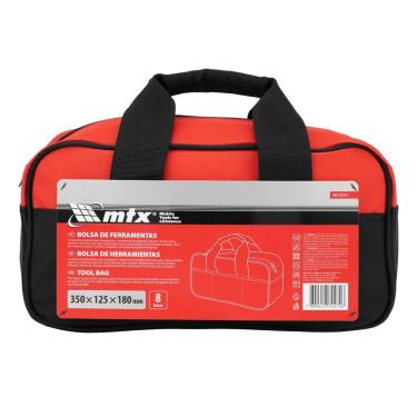 Imagem de Bolsa de Ferramentas 9023055 com 8 Bolsos Externos e Compartimento Principal Poliéster de Alta Resistência Vermelho MTX