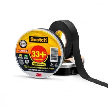 Imagem de Fita Isolante 3M Scotch 33+ 20M X 19 Hb004482475