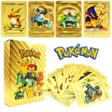 Carta Pokémon Pikachu Blister Quadruplo Caixa 150 Cartinhas no