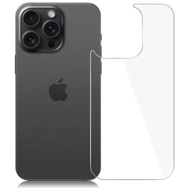 Imagem de Duolamila [Pacote com 2] Protetor de tela traseira para iPhone 15 Pro para iPhone 15 Pro, antiarranhões/bolhas, protetor de tela de vidro temperado ultrafino para iPhone 15 Pro (6,1 polegadas)