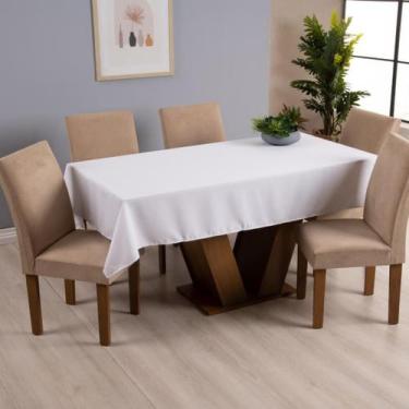 Imagem de Toalha de Mesa 6 Lugares Basic 2,00x1,40m Tecido Oxford - Valle