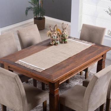 Imagem de Caminho de Mesa Trilho Passadeira para Mesa Posta 130x46cm - Valle