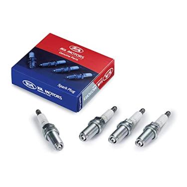 Imagem de Conjunto de 4 velas de ignição originais OEM 18852-09070 / 1885209070 para Hyundai Genesis G70 19-22 G80 18-20 G90 17-20 Kia Stinger 18-21 K900 19-20