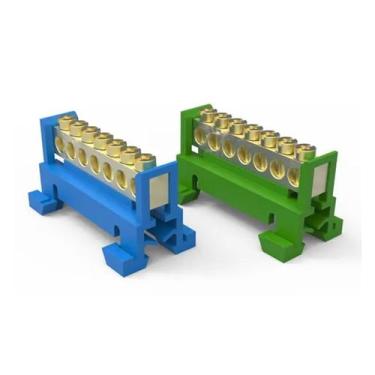 Imagem de Barramento Borneira Para Fio Terra E Neutro 7 Polos Enerbras