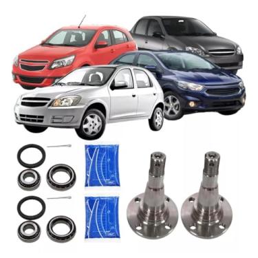 Imagem de PAR PONTA EIXO + KIT ROLAMENTO AGILE CELTA PRISMA CORSA CLASSIC 1.0 1.4 8V 2001/...