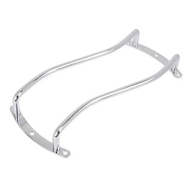 Imagem de X AUTOHAUX 20,32 cm tom prata metal carro barra grade alto-falante áudio subwoofer subwoofer grill capa protetor