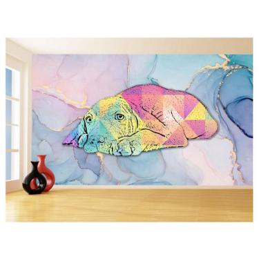 Imagem de Papel De Parede 3D Animais Pop Art Cachorro Pet 3,5M Pxa216 - Você Dec