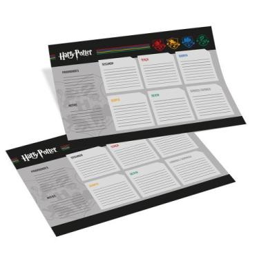 Imagem de Refil Para Prancheta Planner Semanal Harry Potter C/12FlsDac