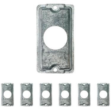 Imagem de 7 Placa Condulete 3/4 Alumínio Sieg Para Tomada Redonda