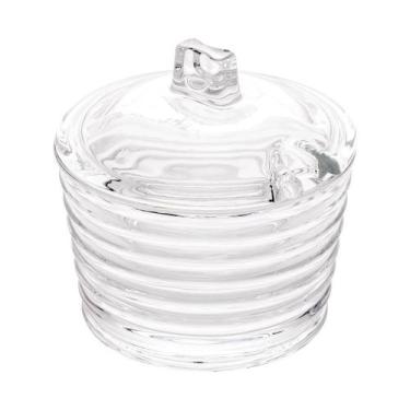 Imagem de Açucareiro de Cristal Colméia Transparente Lyor