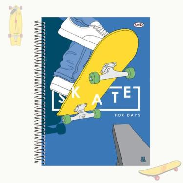 Imagem de Caderno Universitário Animativa 10 Matérias Capa Dura Bom D+ Masculino