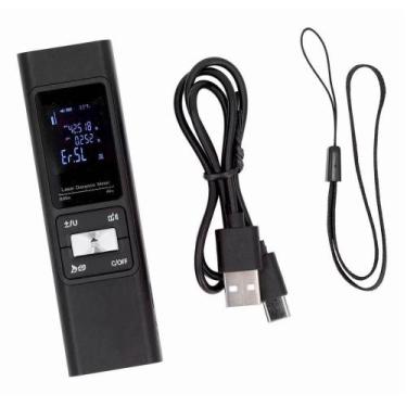 Imagem de Trena Digital A Laser Com Nível Profissional 80m Com Precisão - EXBOM