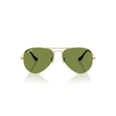 Imagem de Ray-Ban Óculos de sol RB3025 Classic Aviator, dourado/verde, 62 mm