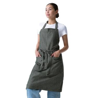 Imagem de Chef Works Avental utilitário unissex, verde-oliva natural, tamanho único
