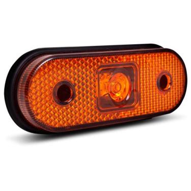 Imagem de Lanterna lateral carreta facchini sem suporte - H3, Laranja, Bivolt