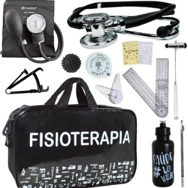 Imagem de Kit Fisioterapia Fita Imc Goniometro Grande Pequeno Fisio - Love Saude