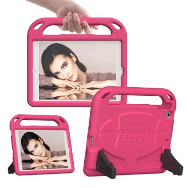 Imagem de YWYNI Capas infantis para iPad 10,2 polegadas 9ª/8ª/7ª geração, iPad Pro 10,5 polegadas e iPad Air 3, capa infantil com alça à prova de choque de EVA para iPad de 10,2 polegadas e 10,5 polegadas