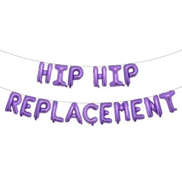 Imagem de Faixa de balão de substituição de quadril com glitter para homens, artigos de festa de aniversário, ideias e presentes, decorações de aniversário para adultos de 21, 30, 40, 50, 60, 70, 80 anos