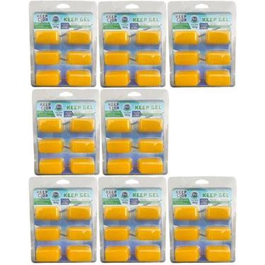 Imagem de Kit 8 Clarificante finalizador Keepclor pastilha em gel 180g