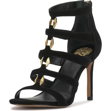 Imagem de Vince Camuto Azelie Sandália de salto alto com gaiola, preta, 7