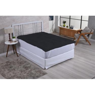 Imagem de Pillow Top Casal Protetor Colchão Padrão Revestimento - Tapete Malha E