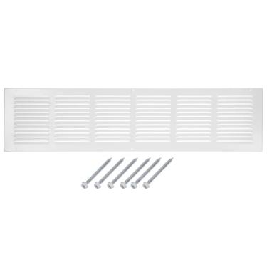 Imagem de PATIKIL Tampa de ventilação de abertura de duto de 76.2 cm x 15.2 cm, tampa de ventilação de dedo do pé HVAC Grade de registro de espaço do dedo do pé grades de ar de retorno para piso de parede de