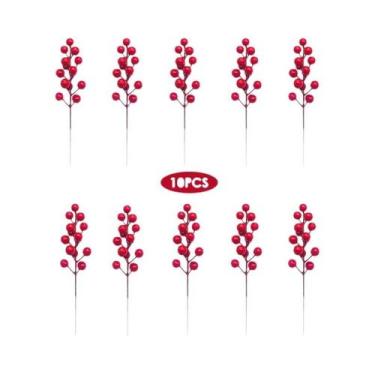 Imagem de Decoração De Árvore De Natal Artificial Com Agulhas De Pinheiro E Frut