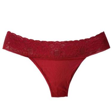 Imagem de Calcinha Biquini Caribdis DeMillus 053331, Carmim, A