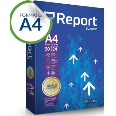 Imagem de Papel Sulfite A4 Report Branco 90g 500 Folhas Premium Especial