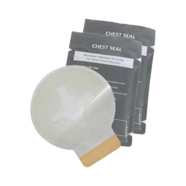 Imagem de Kit De Primeiros Socorros Com Selo Torácico De Emergência, Curativo Pa